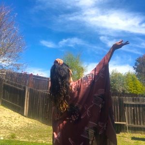 Handmade Floral Kimono